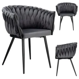 krzeslo-welurowe-plecione-cofton-black-velvet-grafitowe