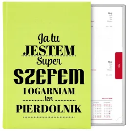 kalendarz-ksiazkowy-seledynowy-a5-2026-terminarz-prezent-dla-szefa-zabawny