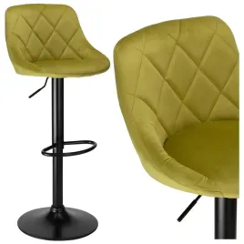 krzeslo-barowe-cydro-black-welurowe-oliwkowe-velvet