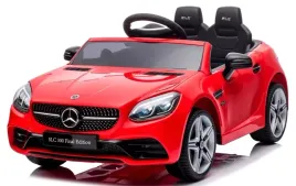 mercedes-slc-300-czerwony-piankowe-kola-eva-miekki-fotelik-licencja-akumul