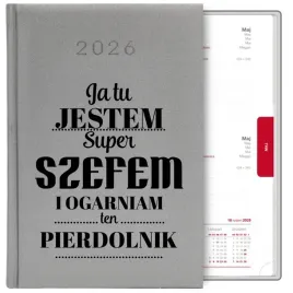 kalendarz-ksiazkowy-srebrny-a5-2026-terminarz-prezent-dla-szefa-zabawny