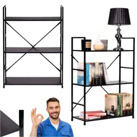 regal-drewniany-nowoczesny-metalowa-rama-loft-3-polki-czarny-industrialny