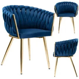 krzeslo-welurowe-plecione-cofton-gold-velvet-granatowe