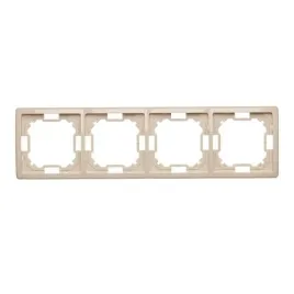 ramka-poczworna-kontakt-simon-bezowy