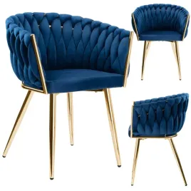 krzeslo-welurowe-plecione-cofton-gold-velvet-granatowe