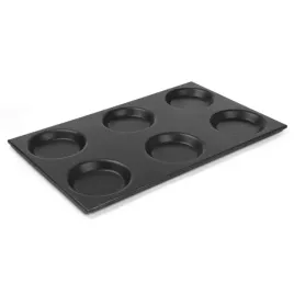 taca-aluminiowa-gn-1-1-z-formami-okregami-125mm-z-powloka-nieprzywierajaca
