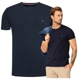 tommy-hilfiger-koszulka-meska-granatowa-male-logo-basic-bawelniana-r-xl