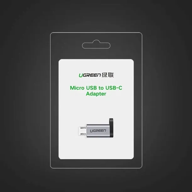 adapter-przejsciowka-z-usb-c-na-micro-usb-szary-ugreen-marka-ugreen-stan-nowy