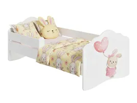lozko-dzieciece-tapczan-160x80-pojedynczy-bialy-barierka-nadruk-bunny-fala
