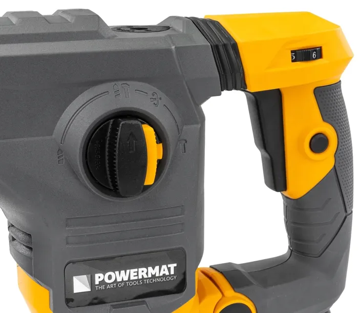 mlot-udarowy-mlotowiertarka-udar-sds-2600w-55j-walizka-3x-wiertlo-dluta-stan-nowy-marka-powermat