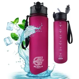 butelka-na-wode-sportowy-bidon-matowy-750ml-bordowy-ecarla-sports-bd49