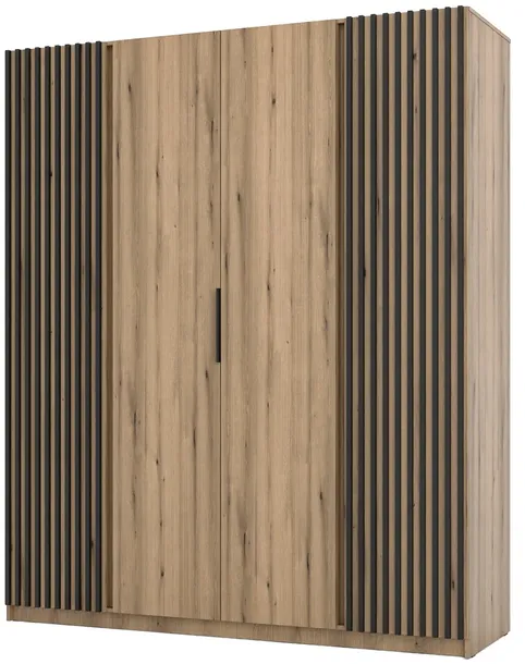 szafa-oceania-2-lam-2f-czarny-dab-evoke-material-plyta-laminowana