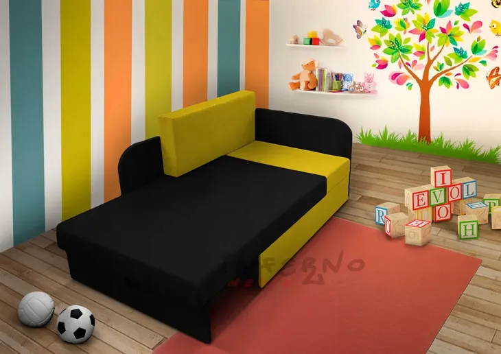 Narożnik dziecięcy KUBUŚ, sofa, kanapa rozkładana