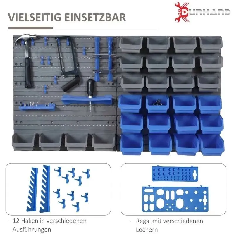 tablica-scienna-z-pojemnikami-niebiesko-szara-44-elementy