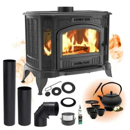 piec-wolnostojacy-zeliwny-koza-k9-150-zestaw-do-podlaczenia-czajnik