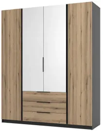 szafa-oceania-2f-2-lustro-3s-czarny-dab-evoke