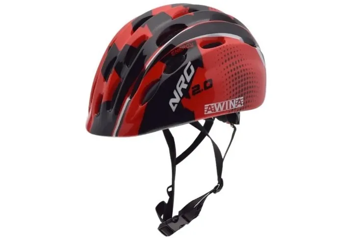 KASK ROWEROWY DZIECIĘCY AWINA MOON CZERWONY M NA ROWER HULAJNOGE ROLKI