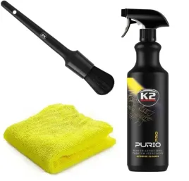 k2-purio-czyszczenie-plastikow-1l-plyn-pedzelek-mikrofibra-zestaw