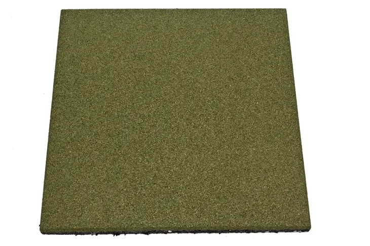 Płyty gumowe 50x50x2 cm grubości zielona