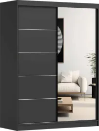 szafa-przesuwna-vista-05-150x61-czarny-czarny-lustro-polki-producent