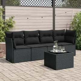 vidaxl-5-cz-zestaw-wypoczynkowy-do-ogrodu-poduszki-czarny-rattan-pe