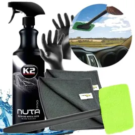 zestaw-do-mycia-szyb-k2-nuta-pro-glass-cleaner-scierka-mikrofibra-myjka-1l