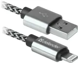 kabel-defender-usb-lightning-10m-2-1a-bialy
