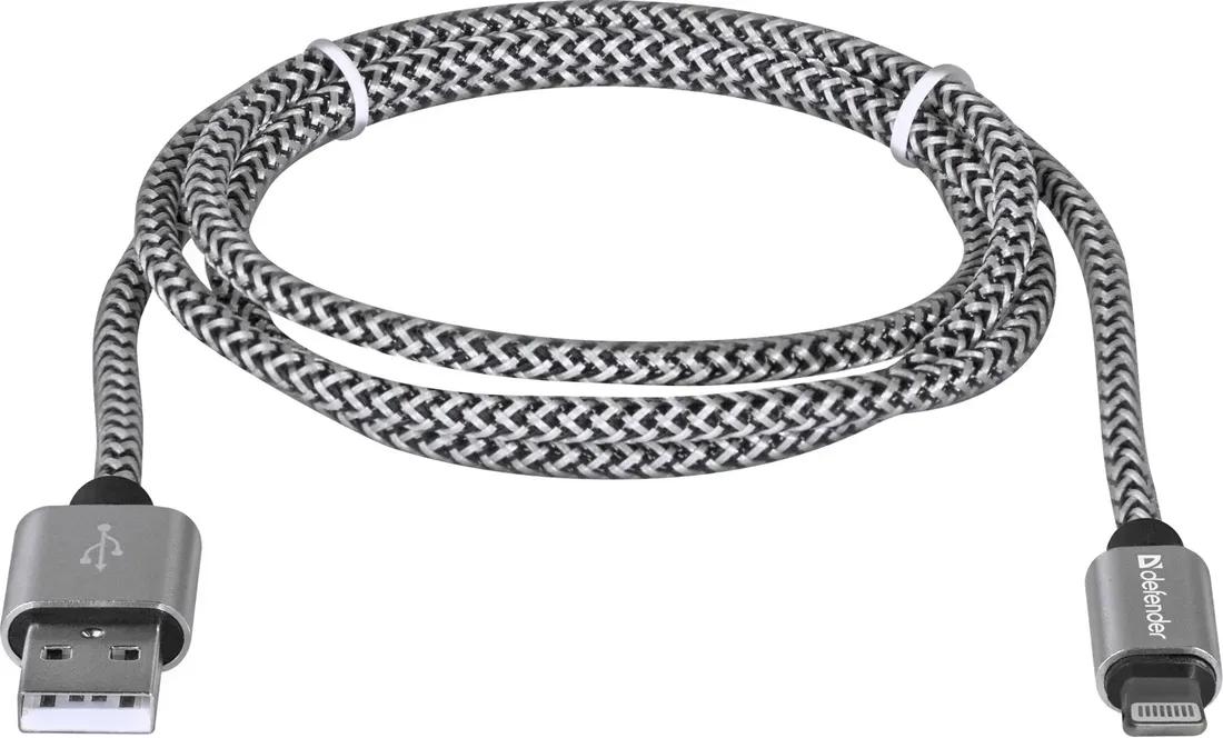 kabel-defender-usb-lightning-10m-2-1a-bialy