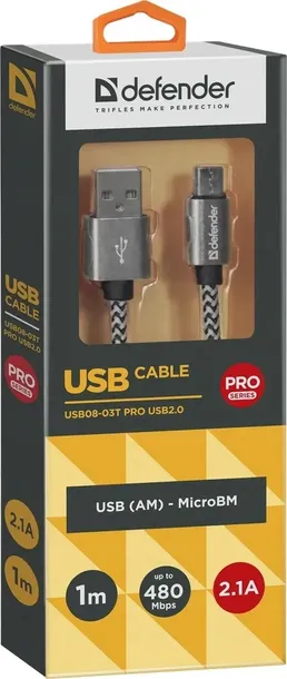 kabel-defender-usb-am-micro-bm-1-0m-2-1a-bialy-dlugosc-przewodu-1-m