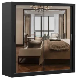 szafa-przesuwna-milan-200x64-czarny-czarny-lustro-polki-pojemna-producent