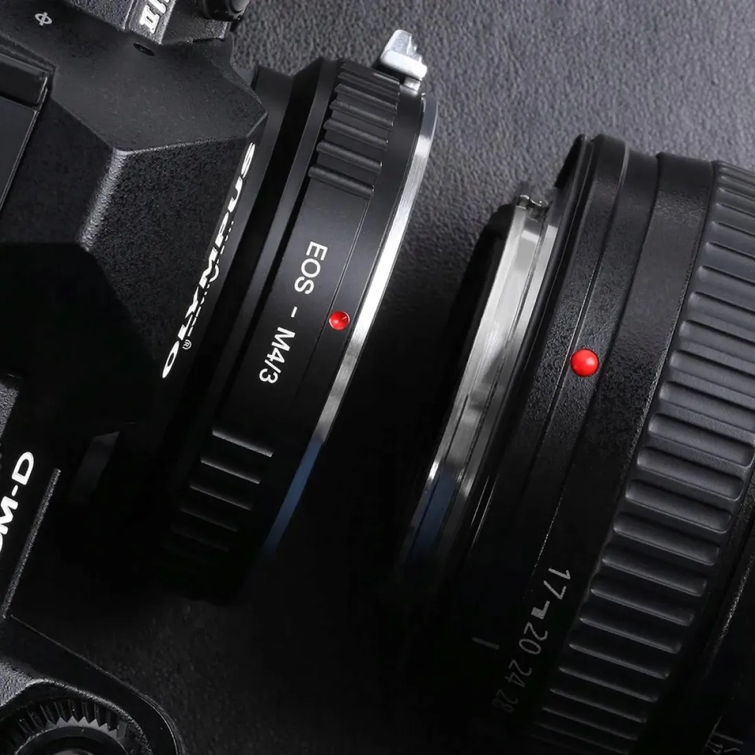 kandf-adapter-canon-eos-ef-na-micro-m4-3-m43-stan-nowy