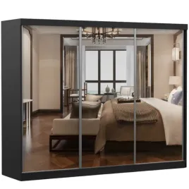 szafa-przesuwna-milan-250x64-czarny-czarny-lustro-polki-pojemna-producent