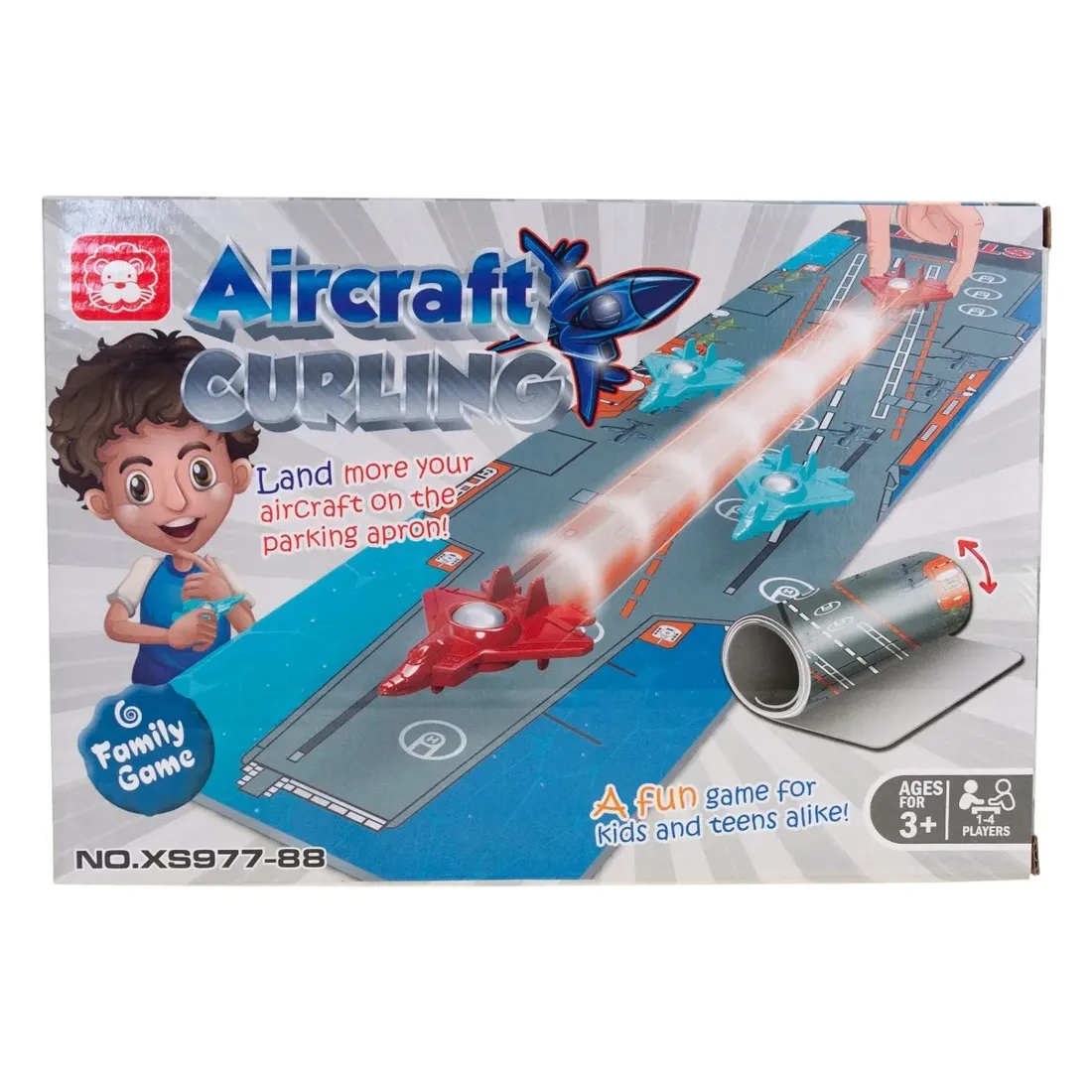 rodzinna-gra-zrecznosciowa-mini-curling-mata-do-gry-6-samolotow-wyscigi-stan-nowy