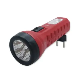 latarka-akumulatorowa-led-klasyczna-z-wtyczka-14cm-reczna-2-tryby-120m