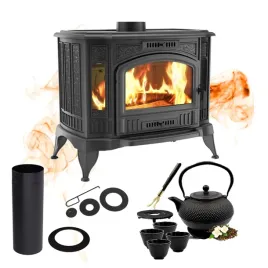 piec-wolnostojacy-zeliwny-koza-k9-150-proste-polaczenie-do-komina-czajnik