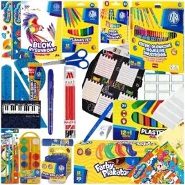wyprawka-szkolna-kredki-plastelina-xxxl-astra-farby-bloki-kredki-zeszyty