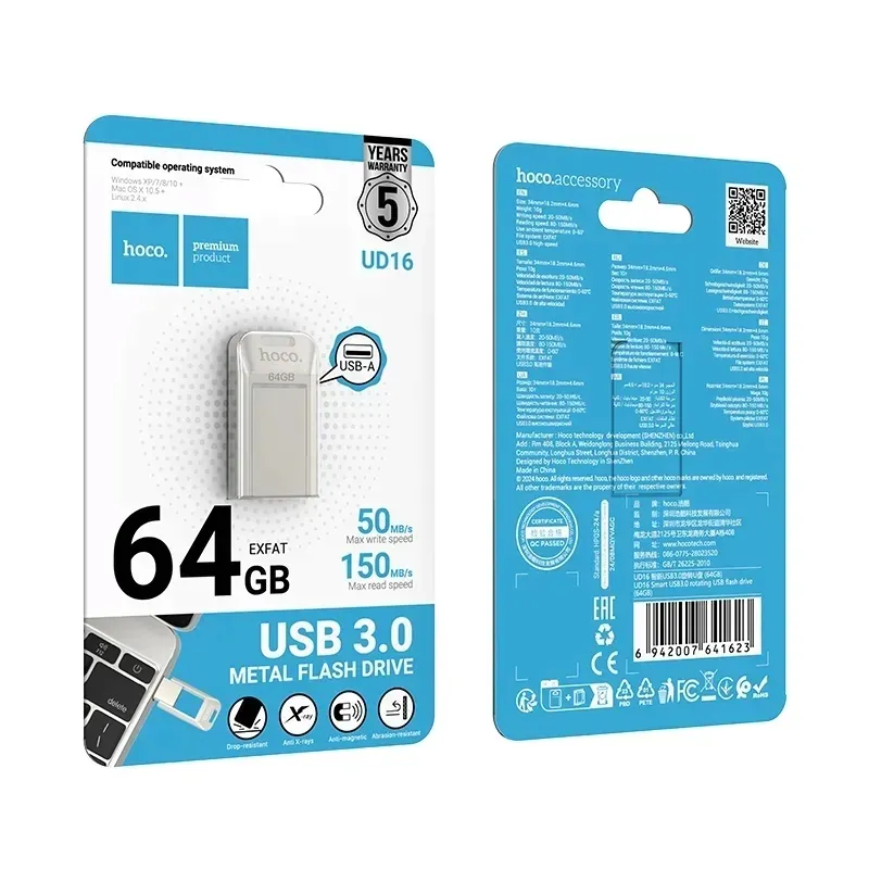 2-x-hoco-pendrive-usb-a-usb-c-ud16-64gb-usb3-0
