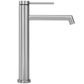 bateria-umywalkowa-stojaca-rea-foss-chrom-szczotkowana-nikiel-wysoka-inox