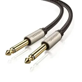 2-x-kabel-ugreen-av128-jack-6-35mm-2m-pozlacany-do-instrumentow-szary
