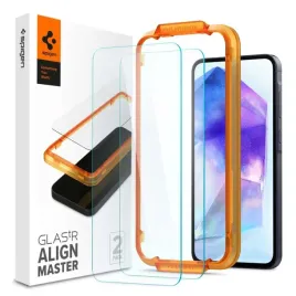 2-x-spigen-glass-tr-alignmaster-2-pack-samsung-galaxy-a55