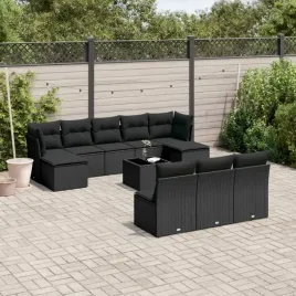 vidaxl-11-cz-zestaw-wypoczynkowy-do-ogrodu-poduszki-czarny-rattan-pe
