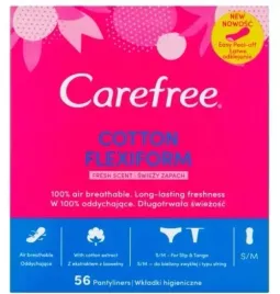 carefree-wkladki-56szt-cotton-flexiform