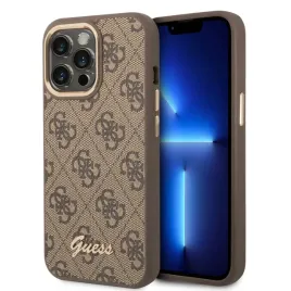 2-x-etui-guess-guhcp14lhg4shw-iphone-14-pro-61-brazowy-brown-hard-case-4g