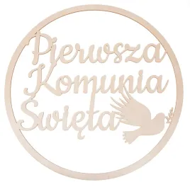 kolo-scianka-wianek-dekoracje-komunia-obrecz-napis
