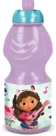 2-x-bidon-stor-400-ml-koci-domek-gabi-rozowy-dla-dzieci-niekapek