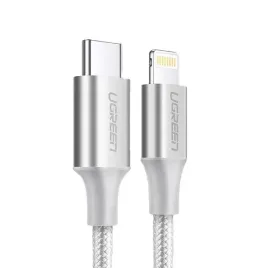 2-x-kabel-lightning-do-usb-c-2-0-ugreen-pd-3a-us304-1m-srebrny
