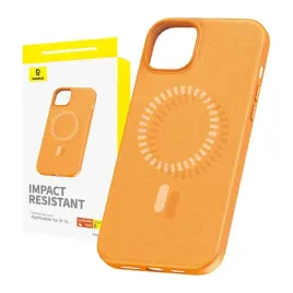 2-x-etui-baseus-fauxther-magnetyczne-do-iphone-15-pomaranczowe-skora-pu