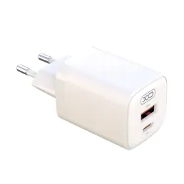 2-x-ladowarka-sieciowa-xo-l96-30w-usb-c-pd-qc-3-0-szybkie-ladowanie-biala