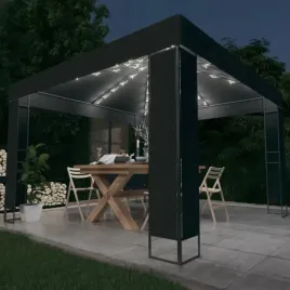 vidaxl-altana-z-podwojnym-dachem-i-sznurem-lampek-led-3x3-m-antracyt