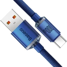 2-x-kabel-usb-c-baseus-crystal-shine-100w-2m-szybkie-ladowanie-niebieski